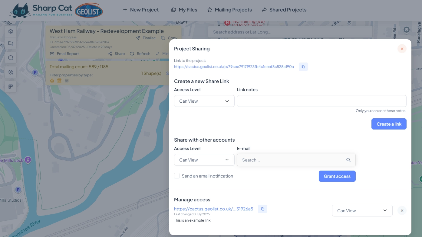 Revamped Sharing System